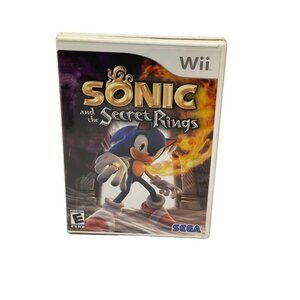 Sonic and the Secret Rings Nintendo Wii 2007 Video Game With Manual